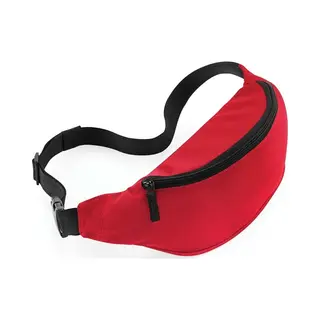 Bagbase Heuptasje/buideltasje - 1x - Rood - 38 X 14 X 8 Cm - Festivaltasjes - Reis/vakantie/wandel Tasje