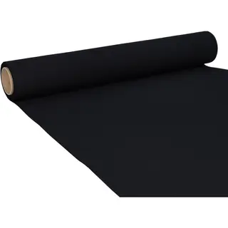 Tafelloper - Zwart - 500 X 40 Cm - Papier - Tafelkleed - Loper - Tafelversiering