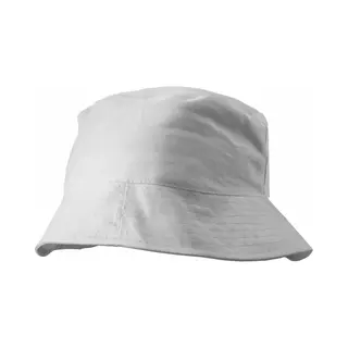 Zonnehoedje/vissershoedjes Voor Volwassenen - Wit - 100% Katoen - Zon Bescherming - Festival