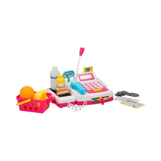 Eddy Toys Speelgoed Kassa Met Accessoires - Speelkassa Met Boodschappen - Winkeltje Spelen Kinderspeelgoed