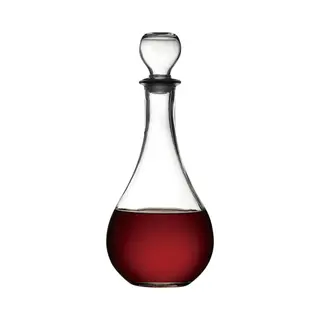 Wijn/water Karaf - Transparant - 1, 2 Liter - Glas - Waterkaraf - Schenkfles Met Stop - Schenkflessen/karaffen Met Stop
