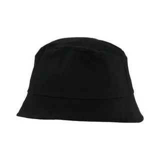 Vissershoedje/zonnehoedje - Zwart - Bucket Hat - One Size - Voor Volwassenen