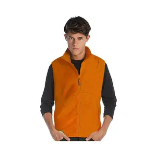 James & Nicholson Fleece Casual Bodywarmer Oranje Voor Heren - Holland Feest/outdoor Kleding - Supporters/fan Artikelen Xl
