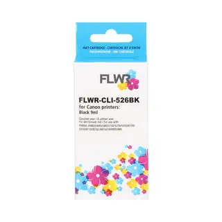 Flwr - Cartridges / Canon Cli-526BK / Zwart / Geschikt Voor Canon