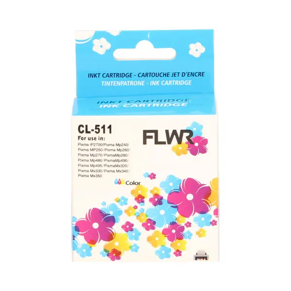 Flwr - Cartridges / Canon Cl-511 / Kleur / Geschikt Voor Canon thumbnail