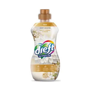Dreft Vloeibare Geurbooster White Eternal Garden 36 Wasbeurten - 9 X 720 Ml - Voordeelverpakking