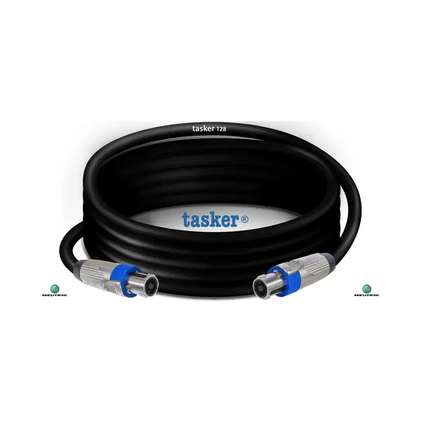Tasker-Neutrik-Luidsprekerkabel-STSTT28ZW05-speakON-Geassembleerd- 5 Meter thumbnail