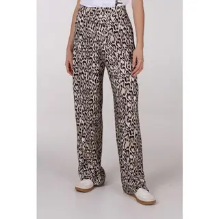 Jansen Amsterdam Romana Broek Wa 429 Wide Long Broeken Dames - Wit - Maat 34