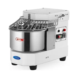 Maxima Spiraalkneder 8 L - 4, 5 Kg Deeg - Wit - Deegkneder - Professioneel - Spiraalmixer Met Veiligheidskooi - 8 Liter - 4, 5 Kilo