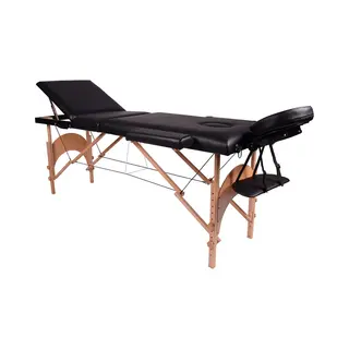 Alora Massagetafel Zen Budget - Max. Draagvermogen 250 Kg - 8 Hoogtestanden - Incl. Opbergtas - Houten Onderstel - Massage Bed