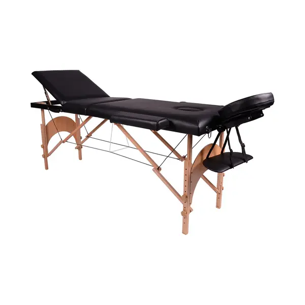 Alora Massagetafel Zen Budget - Max. Draagvermogen 250 Kg - 8 Hoogtestanden - Incl. Opbergtas - Houten Onderstel - Massage Bed thumbnail