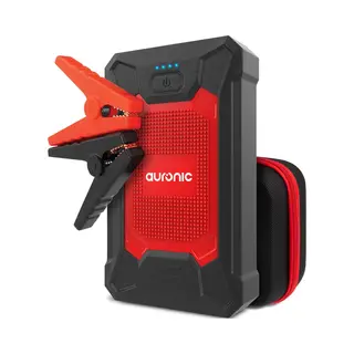 Auronic 12V Jumpstarter Voor Auto – 600A / 7.200 MAh – 4-in-1 Starthulp – Incl. Tas - Rood/Zwart
