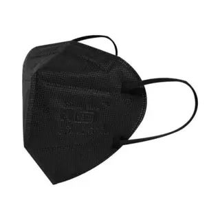 Awr Hoogwaardige Medische FFP2 (Kn-95) Mondkapjes / Mondmaskers | Medisch Gecertificeerde Mondmaskers | 5 Stuks - Zwart