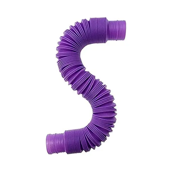 Awr Pop Tube Fidget Toys - Anti Stress Kreukelbuis Voor Alle Leeftijden - Paars thumbnail