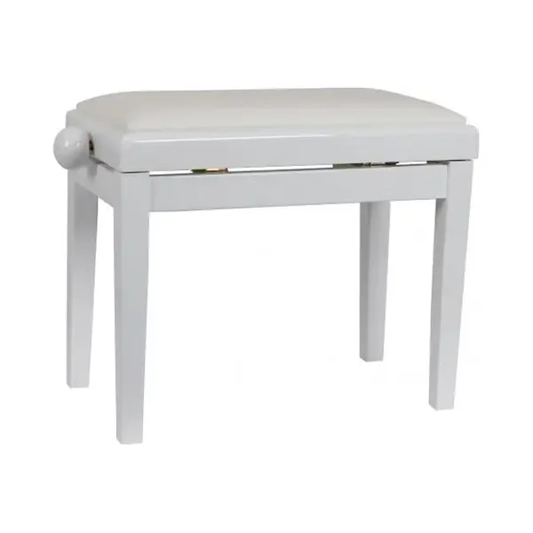 Innox Pb 40W Pianobank Gloss Wit, Wit Leer thumbnail