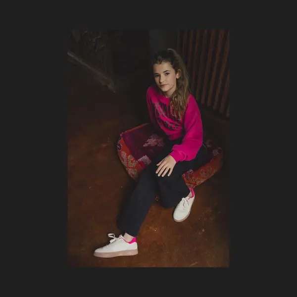 Looxs Revolution 2432-5319 Truien & Vesten Meisjes - Sweater - Hoodie - Vest- Roze - Maat 152 thumbnail