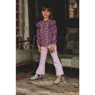Looxs Revolution Looxs Little 2431-7150-960 Meisjes Blouse - Maat 110 - Bruin Dessin Van 100% Viscose