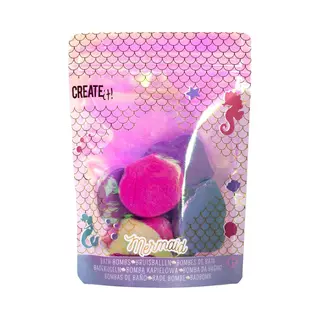 Create It! - Mermaid Bruisbal Mini - 6 Stuks - Multi Kleuren
