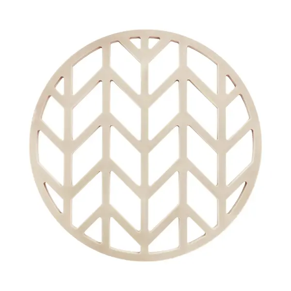 Krumble Pannenonderzetter / Pannenonderzetter Hittebestendig / Pannenonderzetter Siliconen / Pannenonderzettters - Pijlen - Diameter 14 - Beige thumbnail
