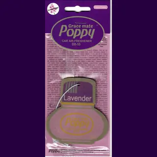Poppy Grace Mate® Poppy Grace Mate ® Auto Luchtverfrisser Geurhanger Lavendel