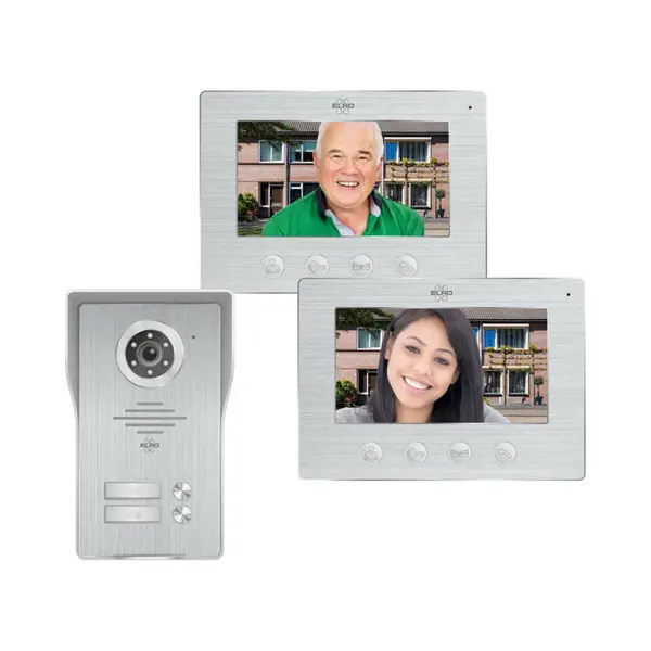 Elro Video-Türsprechanlage (Außenbereich, 5-tlg., Mit Full Hd Nachtsichtkamera, Gegensprechanlage Und Türöffner Funktion) thumbnail