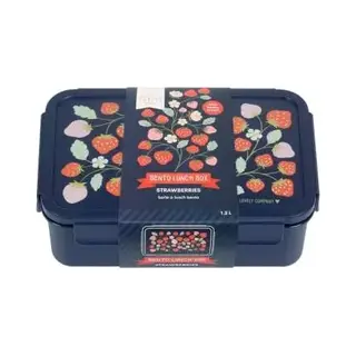 A Little Lovely Company - Bento Brooddoos Lunchbox Broodtrommel - Aardbeien