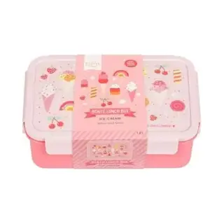 A Little Lovely Company Bento Lunchbox Designs - Brotdose, Brotdose, Frühstücksbox, Snackbox Für Kinder (weiches Rosa)