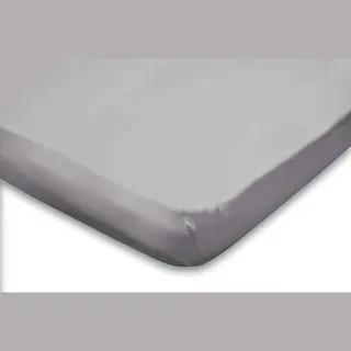 Topper Hoeslaken Jersey Katoen Stretch - Licht Grijs 90x210/220 - 100x200cm - 1 Persoons