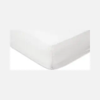 Molton Hoeslaken - Katoen - Stretch - 140x200cm - Wit - Matrasbeschermer - Matrashoes