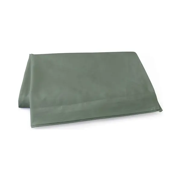 Laken Katoen Perkal - Grenat Green 150x250cm - 1 Persoons thumbnail