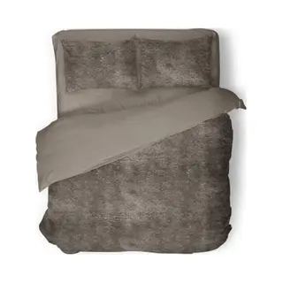Elegance Eleganzzz Dekbedovertrek Flanel Fleece - Taupe Grey
