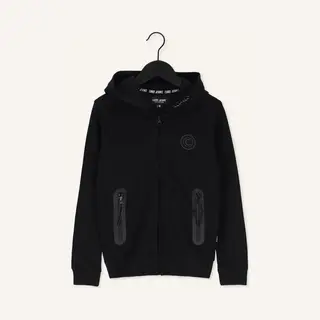 Cars Jeans Iscar Hood Sw Black Jongens Vest - Maat 116