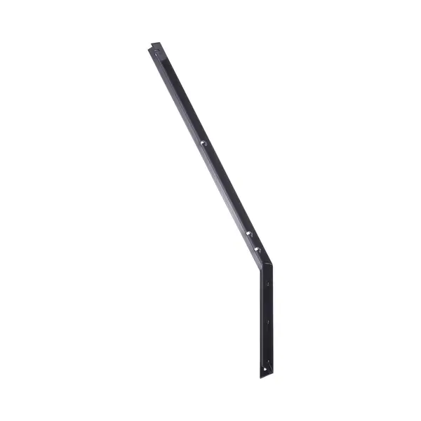 Garmix Stacheldrahthalter Befestigung Stacheldraht Natodraht Verzinkt Schwarz Gerade 45° (45 Grad 3mm/4cm Schwarz) thumbnail