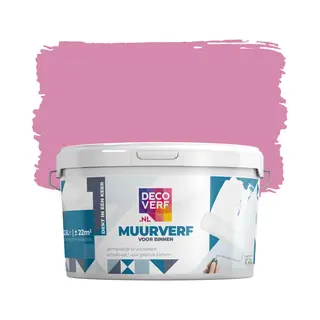 Decoverf.nl Decoverf Muurverf Mat Warmroze, 2.5L