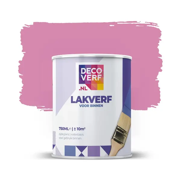 Decoverf.nl Decoverf Lakverf Warmroze, 750ml thumbnail