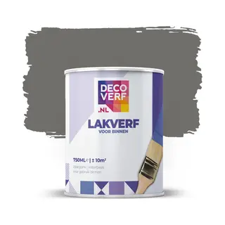 Decoverf.nl Decoverf Lakverf Authentiek Grijs, 750ml