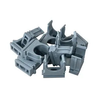 Kortpack - Buisklemmen - Voor Buizen Van Ø20 Mm - 50 Stuks - Grijze Kleur - (099.8929)