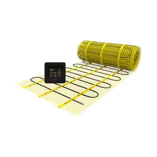 Magnum Heating Magnum Mat - Set 4 M² / 600 Watt, Elektrische Vloerverwarming / Mrc-inbouwthermostaat | Zwart