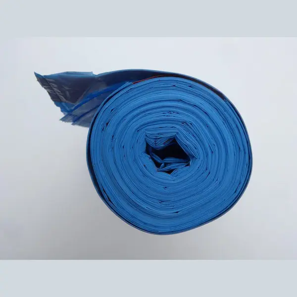 Merkloos’ Afvalzak 120 Liter - Extra Stevig Blauw Plastic - 10 Vuilniszakken thumbnail