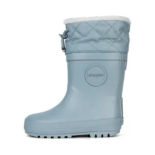 Druppies Winterlaarzen Kinderen - Gevoerde Regenlaarzen - Snowboots - IJsblauw - Maat 34