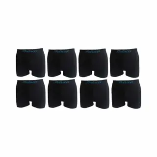 Belucci Heren Boxershorts Set Van 8 Stuks Zwart Maat M/L