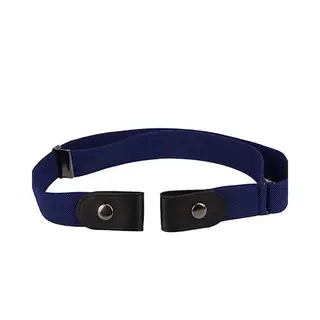 Gespvrije Elastische Riem – Navy – Unisex – Verstelbaar
