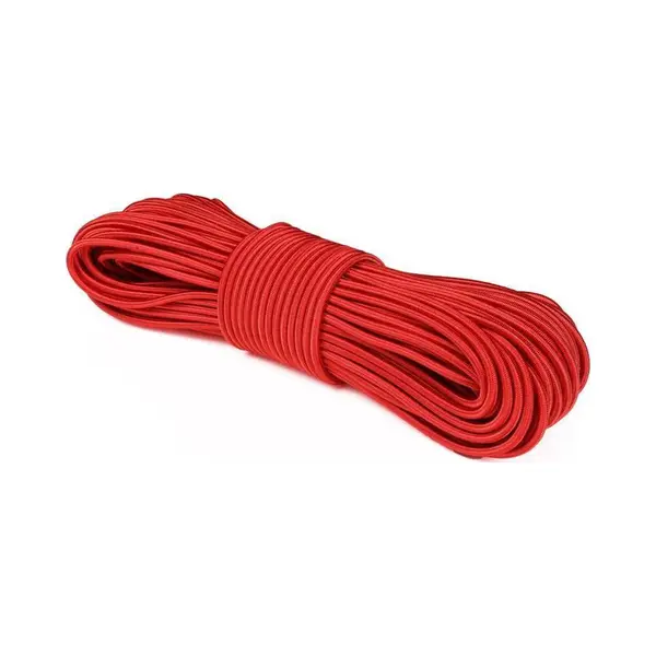 10 Mtr - Elastiekkoord - Rood - 8 Mm - Bundel thumbnail