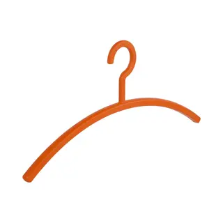 De Kledinghanger Gigant - Garderobehanger - Jassenhanger - Volwassenen - 6351 - 8 Stuks - Primus - Kunststof - Oranje - 45 Cm - Kledinghanger -