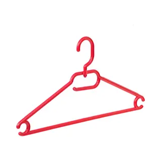 De Kledinghanger Gigant - Multihanger - Kinderen - 8444 - 20 Stuks - Kunststof - Rood - Blousehanger - Shirthanger - 33 Cm - Kinderhanger -