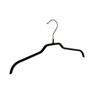 De Kledinghanger Gigant - Kledinghanger - Volwassenen - 8310 - 30 Stuks - Blousehanger - Shirthanger - Metaal - Zwart - Anti-slip Coating - 40 Cm -