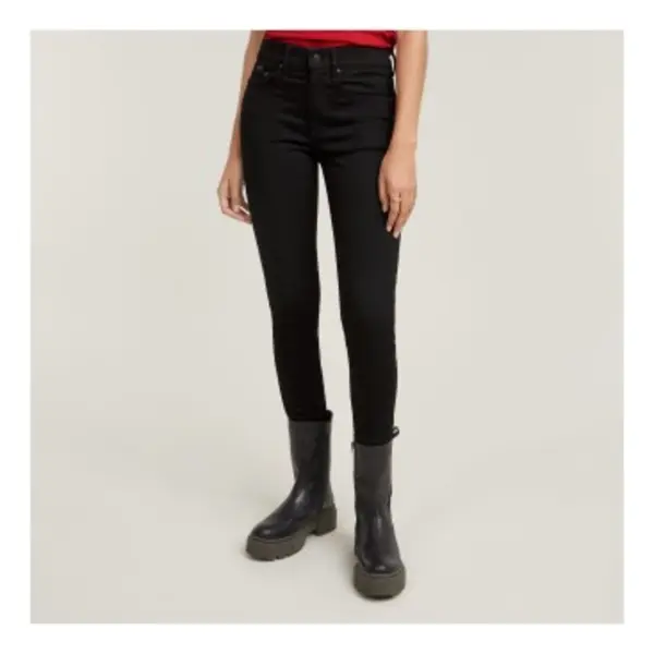 G-Star For Woman. D05175-B964-A810 Jeans 3301 Skinny Black (26/28), Casual, Denim, Sustainable, Recycled Cotton thumbnail