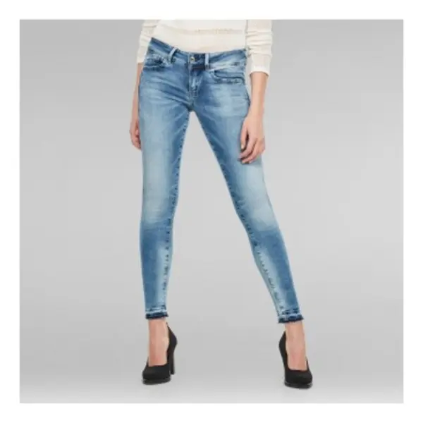 G-Star Für Damen. D08616-C296-B471 Jeans Lynn Mid Skinny Ripped Edge Blau (29/34), Lässig, Baumwolle, Denim thumbnail