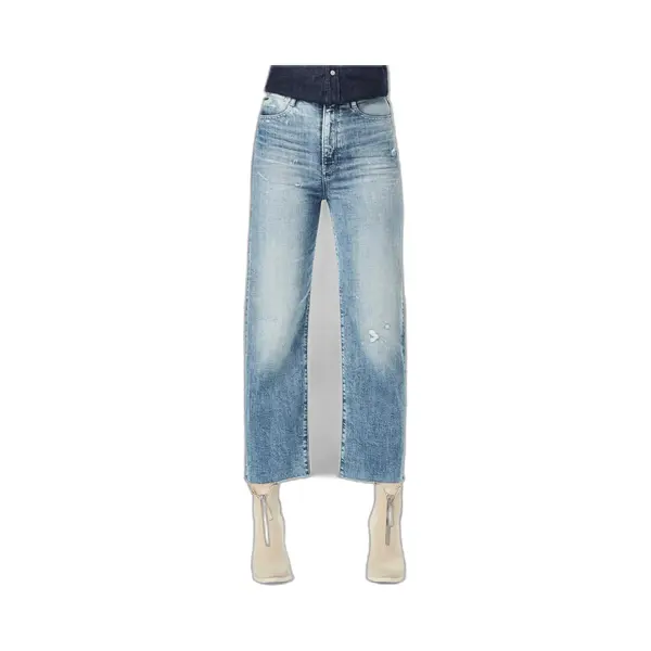 Gerade Geschnittene Jeans Ultrahoch Knöcheltief Frau G-Star Tedie thumbnail
