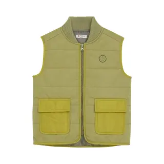 Noppies Bodywarmer 'Ramsey' Riet / Grasgroen